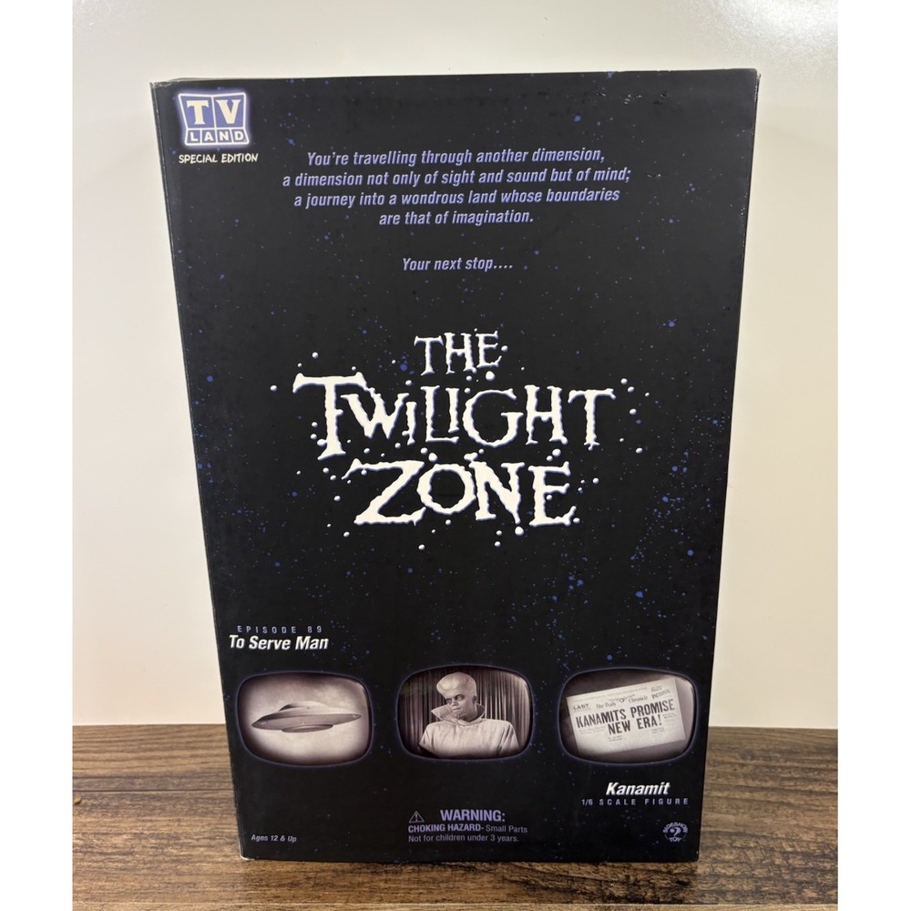 Sideshow Collectibles Twilight Zone To Serve Man 12" Kanamit Figure 2002 NIB